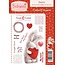 Crafters Company: BeBunni Stempel Gummi Stempel, BeBunni Thema: Love