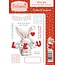 Crafters Company: BeBunni Stempel carimbo de borracha, BeBunni tópico: Eu te amo