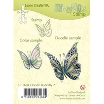 Transparent Stempel: Zentangle Schmetterling