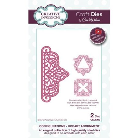Creative Expressions Punching and embossing template: The Collection Configurations