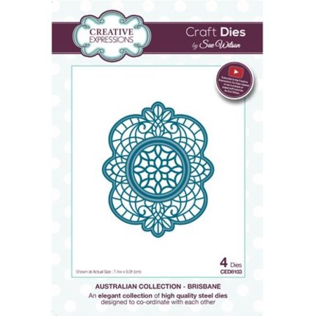 Creative Expressions Punching and embossing template: The Australian Collection