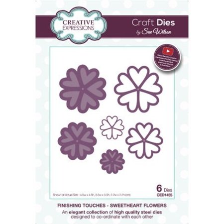 Creative Expressions Punching and embossing template: The Finishing Touches Collection