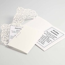 Map & Envelopes, card size 12x17,7 cm, cream, 5 pieces, 230 g