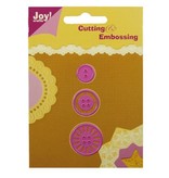 Joy!Crafts und JM Creation Troquelado y estampado en relieve plantilla: Botones