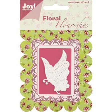 Joy!Crafts und JM Creation Joy Crafts, cutting and embossing stencil butterfly.