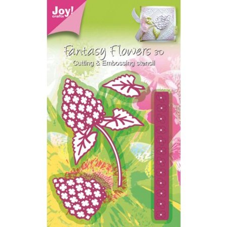 Joy!Crafts und JM Creation Alegría manualidades, corte y cliché de estampado de flores plantilla Mery, edificio
