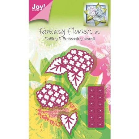 Joy!Crafts und JM Creation Joy Crafts, cutting and embossing stencil Mery stencil flower structure.