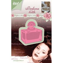 Découpage et emboutissage pochoir, Rectangle bouteille de parfum, 53x56mm