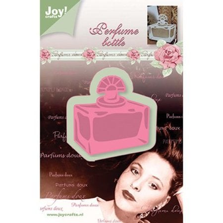 Joy!Crafts und JM Creation Alegría Crafts, corte y embutición stencil, botella de perfume rectángulo, 53x56mm