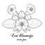 Stempel / Stamp: Transparent Marianne Design selos claros, Flor