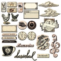 Tolle Chipboard Almanac, von Prima Marketing, 25 Stück.
