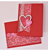 Designer Papier Scrapbooking: 30,5 x 30,5 cm Papier Baisers Booth, xoxo, Kis-3566, 30,5 x 30,5 cm