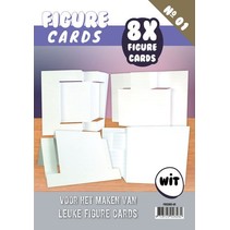 Figura 1 Cards - Craft, bianco