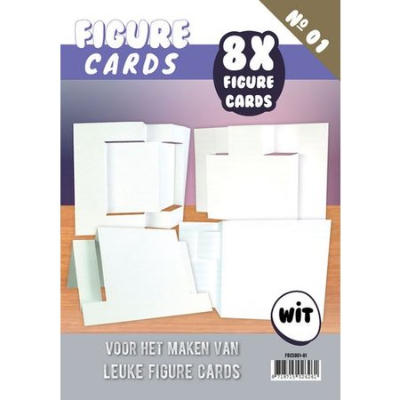 KARTEN und Zubehör / Cards Figura 1 Cards - Craft, bianco