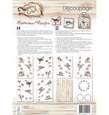 DECOUPAGE AND ACCESSOIRES Decoupage Circles Hobby, passeri, 8 Blat A4