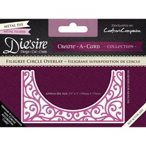 Stamping and embossing stencil of Diesire, Filigree Overlay