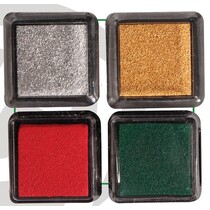 Mini Mascara stempelpute, sett med 4