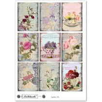 A4 folha Tema: Jardim