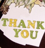 Sticker Scrapbook stickers alphabet, transparent-gold