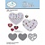 Taylored Expressions Punzonatura e goffratura stencil: cuore con ornamenti