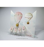 Taylored Expressions Punzonado y estampado en relieve plantillas: globos de aire caliente