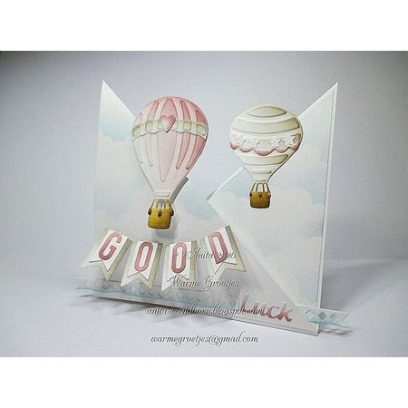 Taylored Expressions Ponsen en embossing sjablonen: hete luchtballons