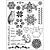 Stempel / Stamp: Transparent Clear stempels, Huis ontwerp Eline's, "winter diverse ontwerpen," Let it snow.