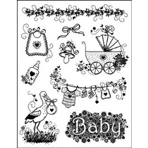 Clear stamps "conceptions de bébé" naissance du temple MyPaperWorld de silicone