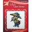 Joy!Crafts und JM Creation Clear stamps, "Lily with a basket of tulips"