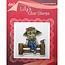 Joy!Crafts und JM Creation Timbri trasparenti, "Lily sulla rete fissa"