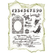 Silicone stamp, Happy Birthday.