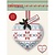 Komplett Sets / Kits Cross Stitch Heart Decoration Kit - Kerstmis in het Land - Fair Is