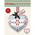 Komplett Sets / Kits Cross Stitch Heart Dekoration Kit - Christmas in the Country - Fair Er