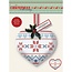 Komplett Sets / Kits Cross Stitch Hjerte dekorasjon Kit - Christmas in the Country - Fair Er