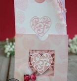 Joy!Crafts und JM Creation Punzonado y cliché de estampado: cuadrado con el corazón