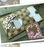 Joy!Crafts und JM Creation Bokse og preging sjablong: kvadrat med hjerte