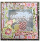 Joy!Crafts und JM Creation Punching and embossing templates: Circle with flower