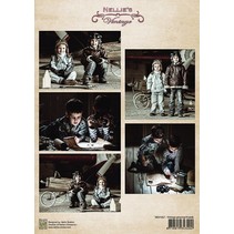 Knipvel vintage playing vrienden