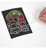 Kinder Bastelsets / Kids Craft Kits Rasguño Imágenes, 10x15 cm (A6), 10 piezas