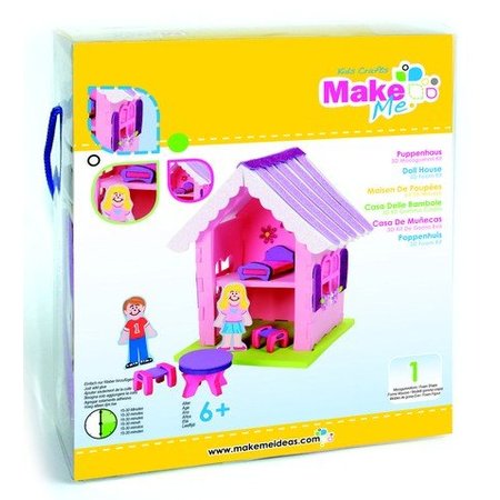 Kinder Bastelsets / Kids Craft Kits Bastelset, KitsforKids Moosg.3D Puppenhaus.