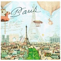 serviettes de créateurs, 5 pièces