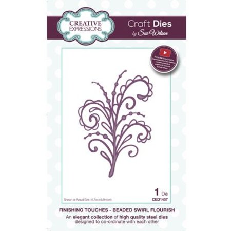 Creative Expressions Ponsen en embossing sjabloon: de finishing touch Collection