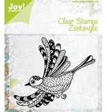 Stempel / Stamp: Transparent selo transparente: pássaros Zentangle