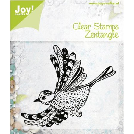 Stempel / Stamp: Transparent selo transparente: pássaros Zentangle