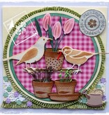 Joy!Crafts und JM Creation Joy Crafts, coups de poing - et le modèle de gaufrage Springlove