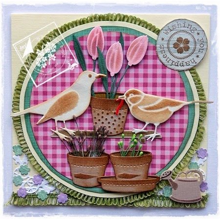 Joy!Crafts und JM Creation Joy Crafts, ponsen - en embossingmal Springlove
