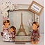 Joy!Crafts und JM Creation Ponsen en embossing sjablonen: Eiffel Tower