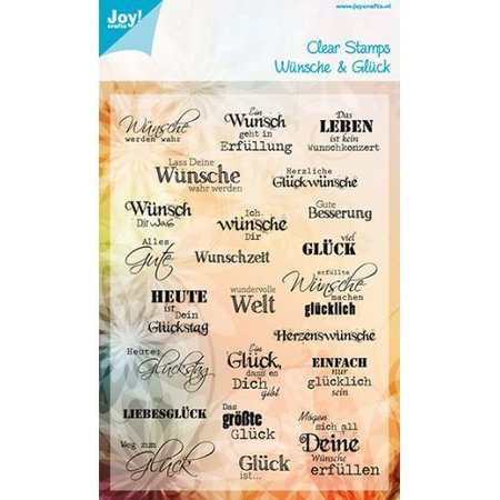 Stempel / Stamp: Transparent Transparent stamp: wishes and luck