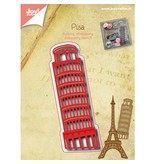 Joy!Crafts und JM Creation Punching and embossing templates: Tower of Pisa