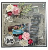 Joy!Crafts und JM Creation Punching and embossing templates: Tower of Pisa
